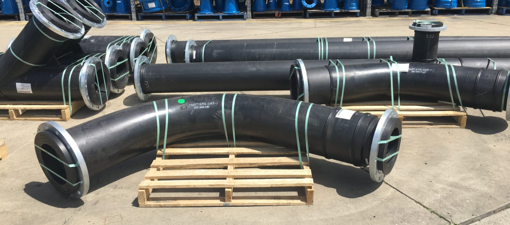 Iplex fabricated spools for gold mines 7