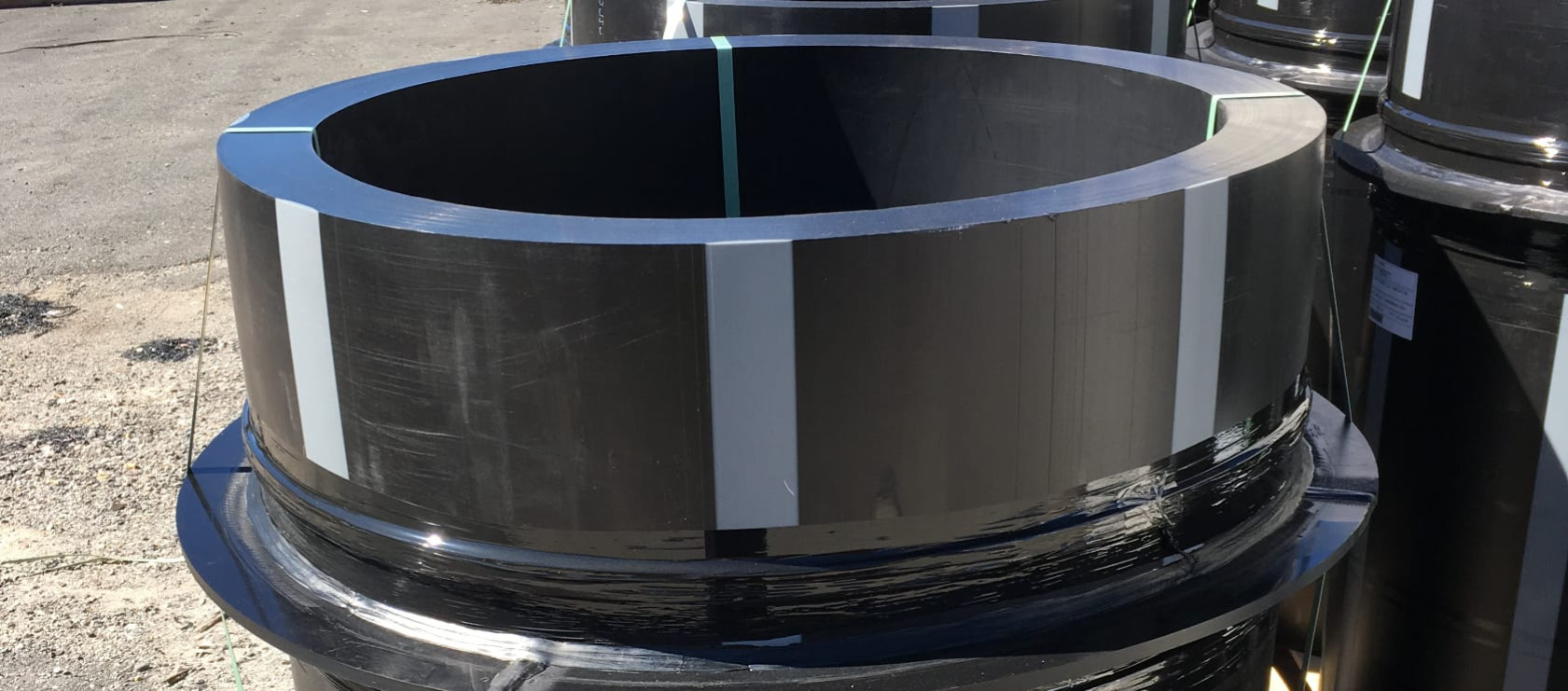 Iplex fabricated manhole spigots 2