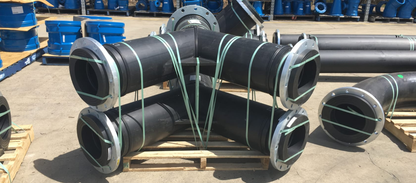 Iplex fabricated spools for gold mines 2