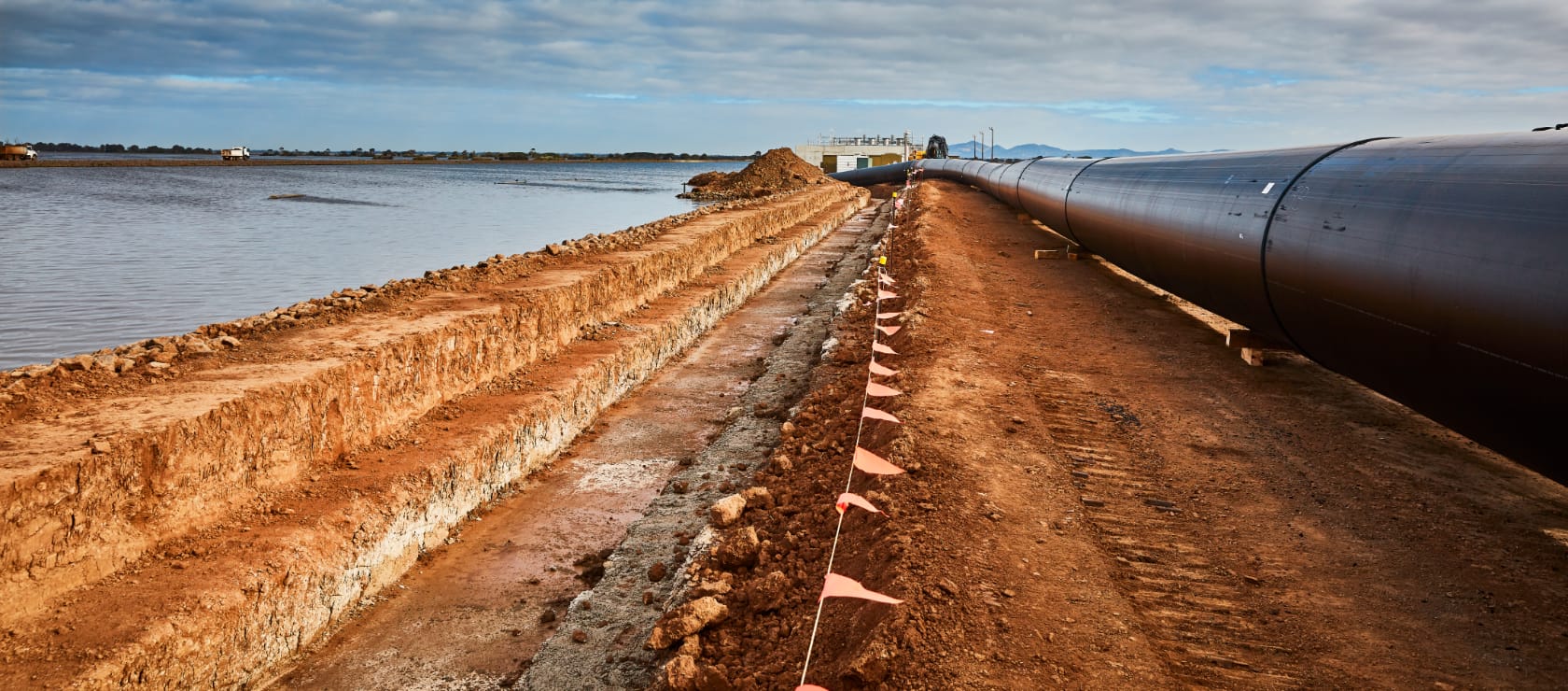 Large Bore PE for Treatment Plant 2