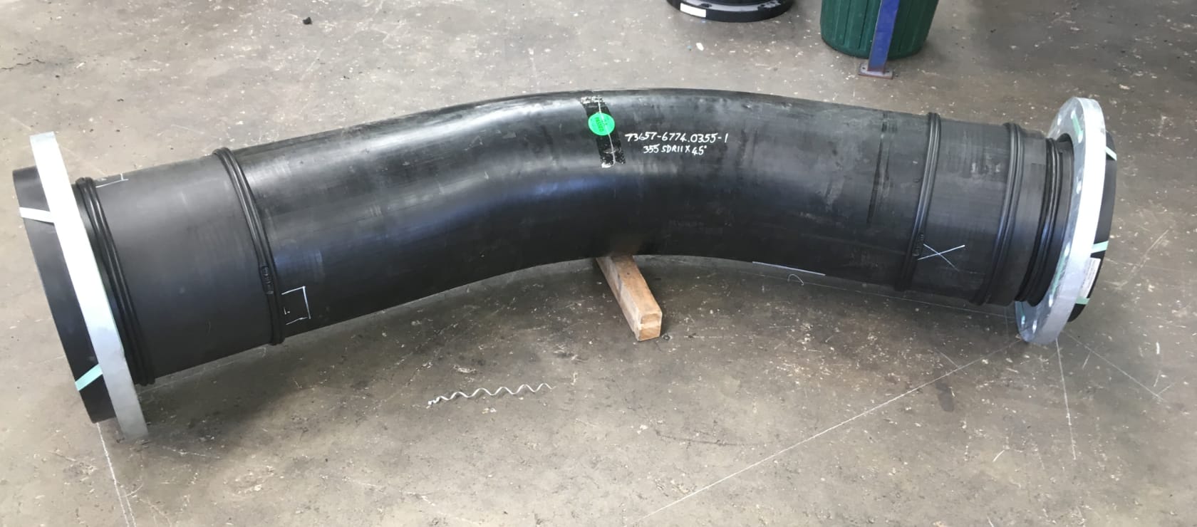 Iplex fabricated spools for gold mines