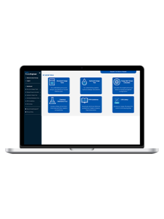 PocketEngineer UI home page CAD library mockup